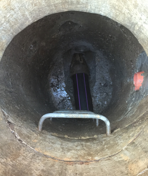 Cable Burster X 300 C renews Sewer House Connection, TERRA  site report 231, pic 6