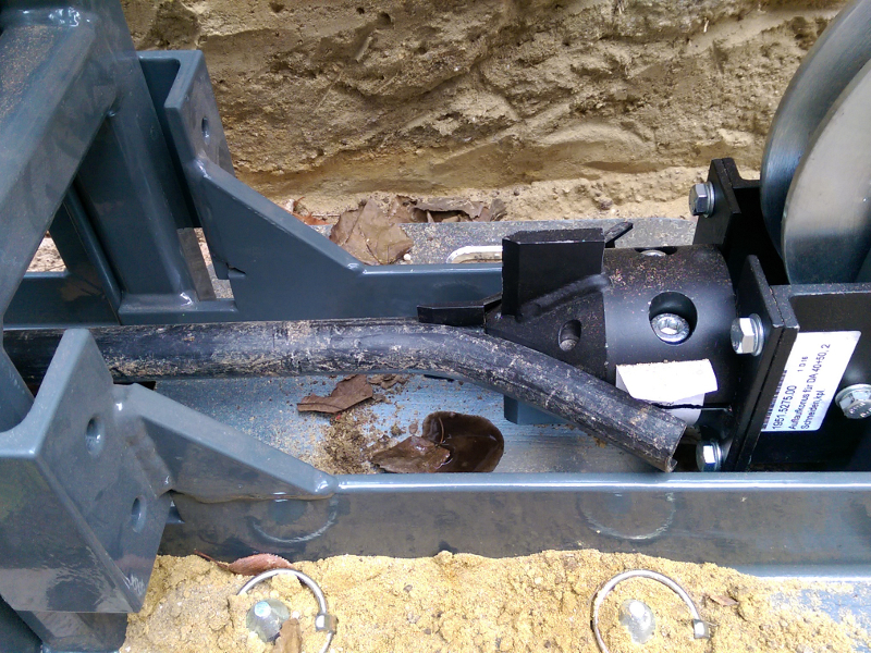 PE pipe renewal for house connections with cable burster TERRA X 100, pic 5